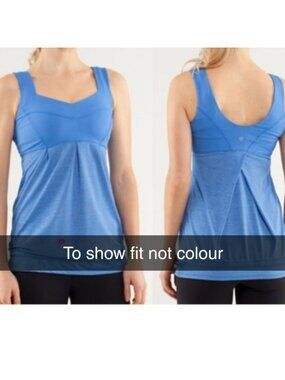 Lululemon Tame Me Tank laptis blue